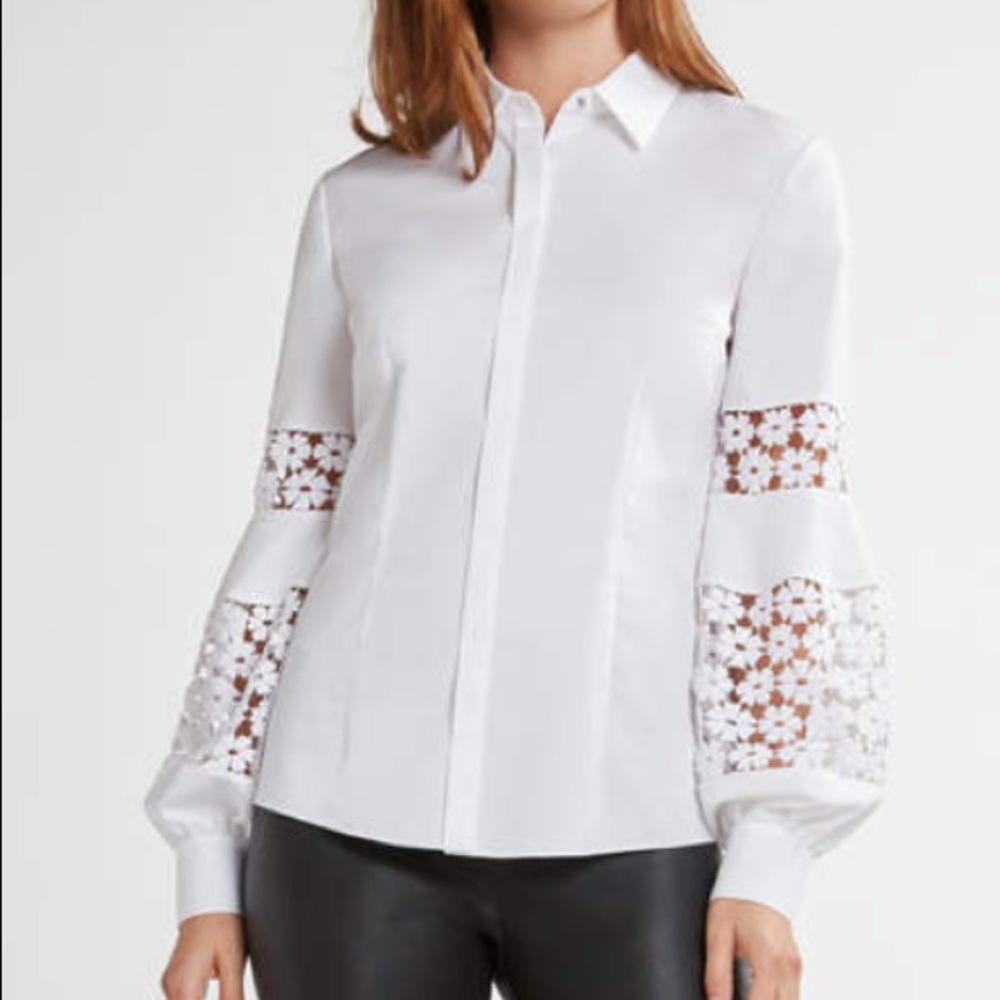 SALE UNTIL 1 PM EST | Elie Tahari Button Down  - M